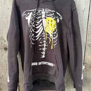 Good Intentions Adult Hoodie L To The Bone Black The Weeknd XO
